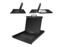 StarTech.com 8 Port Rackmount KVM Console with 6ft Cables, Integrated KVM Switch with 19" LCD Monitor, Fully Featured 1U LCD KVM Drawer- OSD KVM, Durable 50,000 MTBF, USB + VGA Support - 19in. LCD KVM Console (RKCONS1908K) - KVM console - 19" thumbnail 4