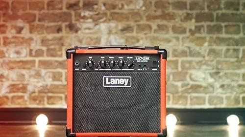 Laney LX15B Bass Amp 15W Portable Practice Guitar Amplifier - Red - Image 4