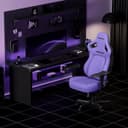 AndaSeat Kaiser 4 Premium Gaming Chair PVC Leather - Large, Zen Purple thumbnail 1