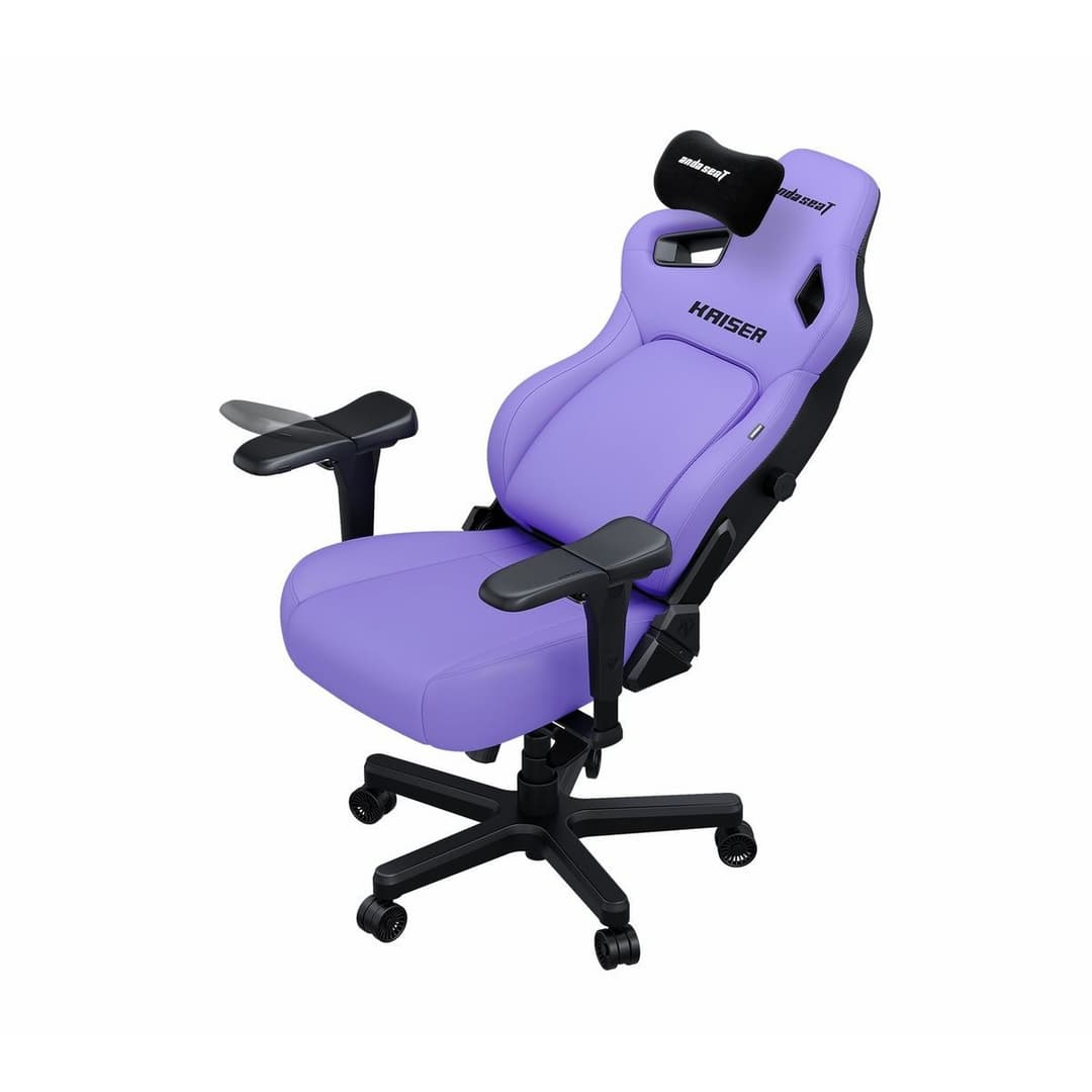 AndaSeat Kaiser 4 Premium Gaming Chair PVC Leather - Large, Zen Purple - Image 10