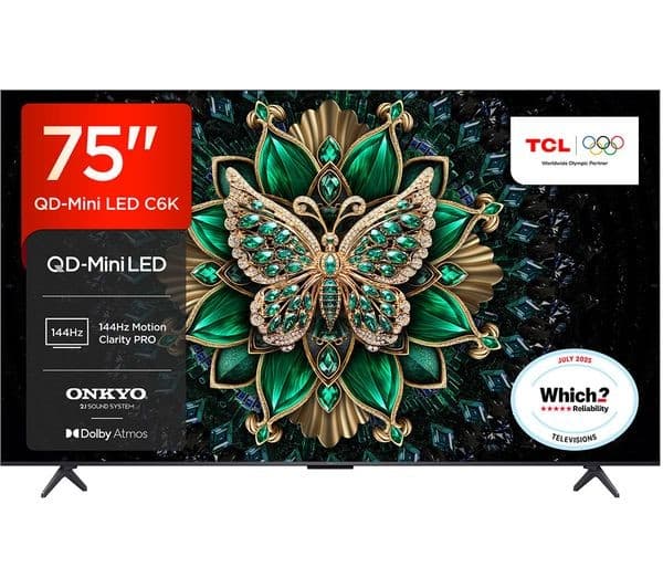 TCL 75" C6K Mini LED 4K - Image 1