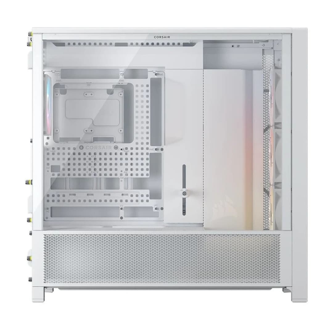 Corsair FRAME 5000D RS ARGB Tempered Glass Mid Tower Gaming PC Case - White - Image 3