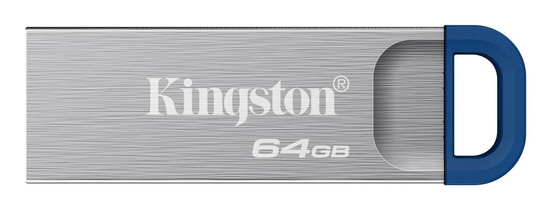 Kingston Technology DataTraveler 64GB Kyson 220MB/s Metal USB 3.2 Gen 1 - Image 1