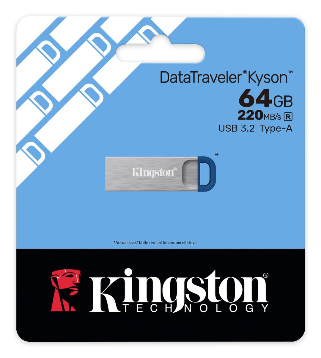 Kingston Technology DataTraveler 64GB Kyson 220MB/s Metal USB 3.2 Gen 1 - Image 5