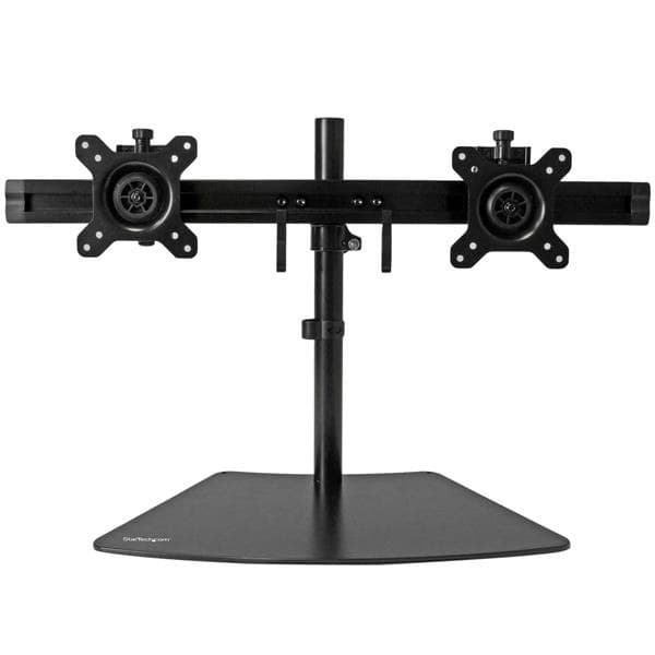 StarTech.com Dual-Monitor Stand - Horizontal - Black - Image 1