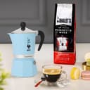 Bialetti Rainbow 5041 Stovetop Coffee Maker - Light Blue thumbnail 2