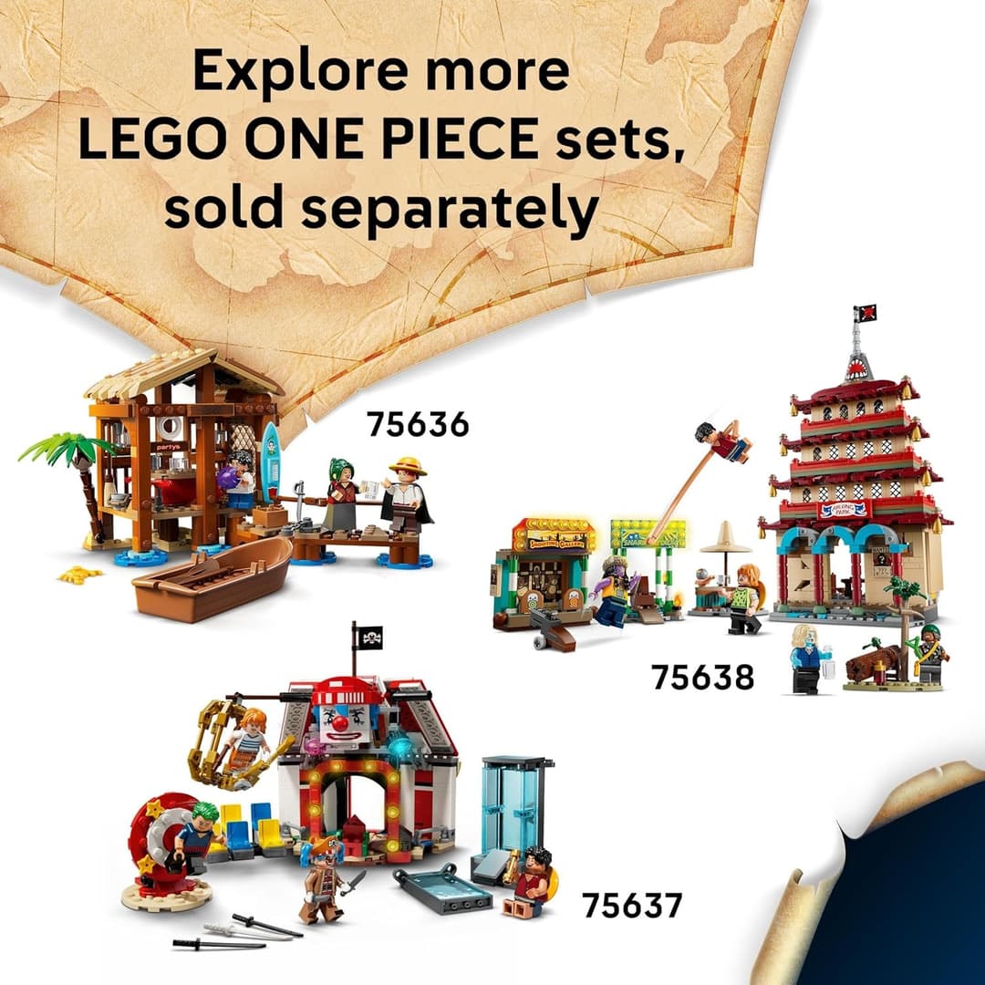 LEGO One Piece The Going Merry Pirate Ship 75639 Building Set - Image 6