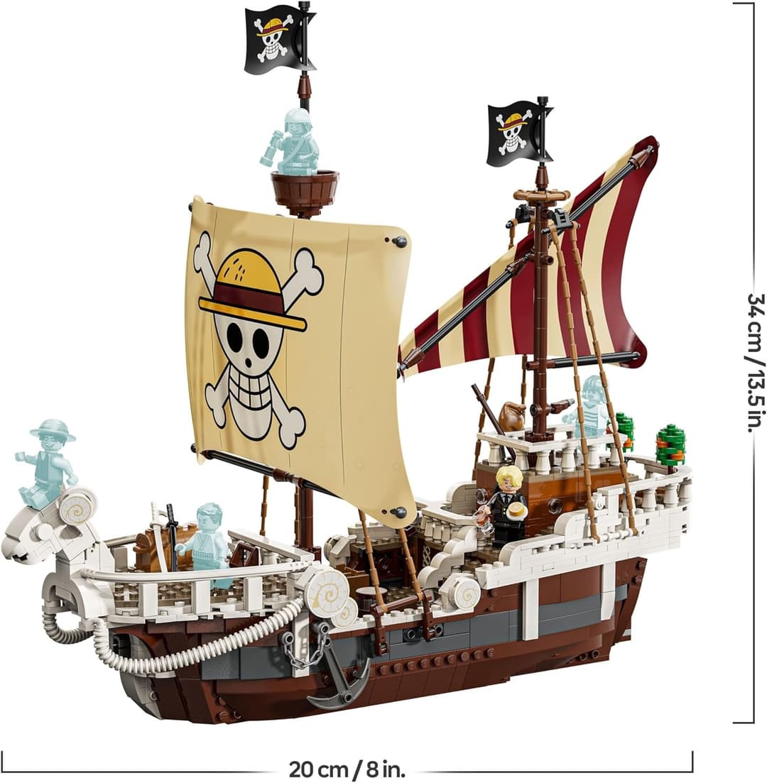 LEGO One Piece The Going Merry Pirate Ship 75639 Building Set - Image 7