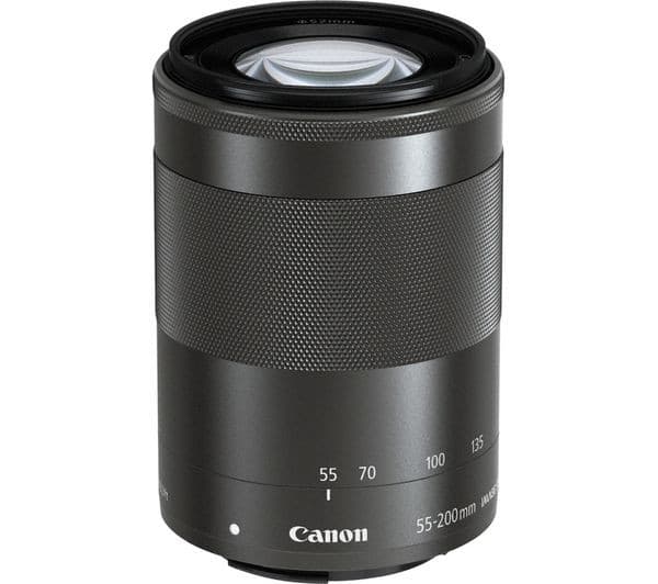 CANON EF-M 55-200 mm f/4.5-6.3 IS STM Telephoto Zoom Lens - Image 1