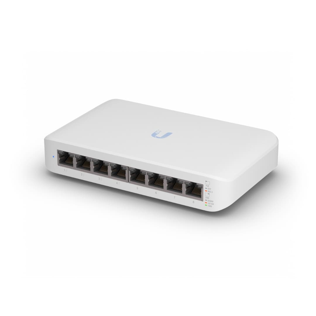 Ubiquiti USW LITE 8 POE Gigabit Unmanaged Network Switch - 8-Ports - Image 1