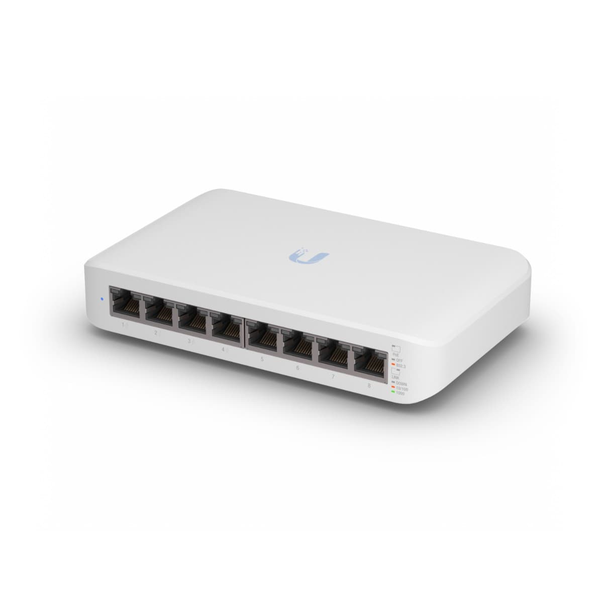 Ubiquiti UniFi Switch Lite 8 PoE (USW-Lite-8-PoE) 8-Port Gigabit PoE+ Switch - White