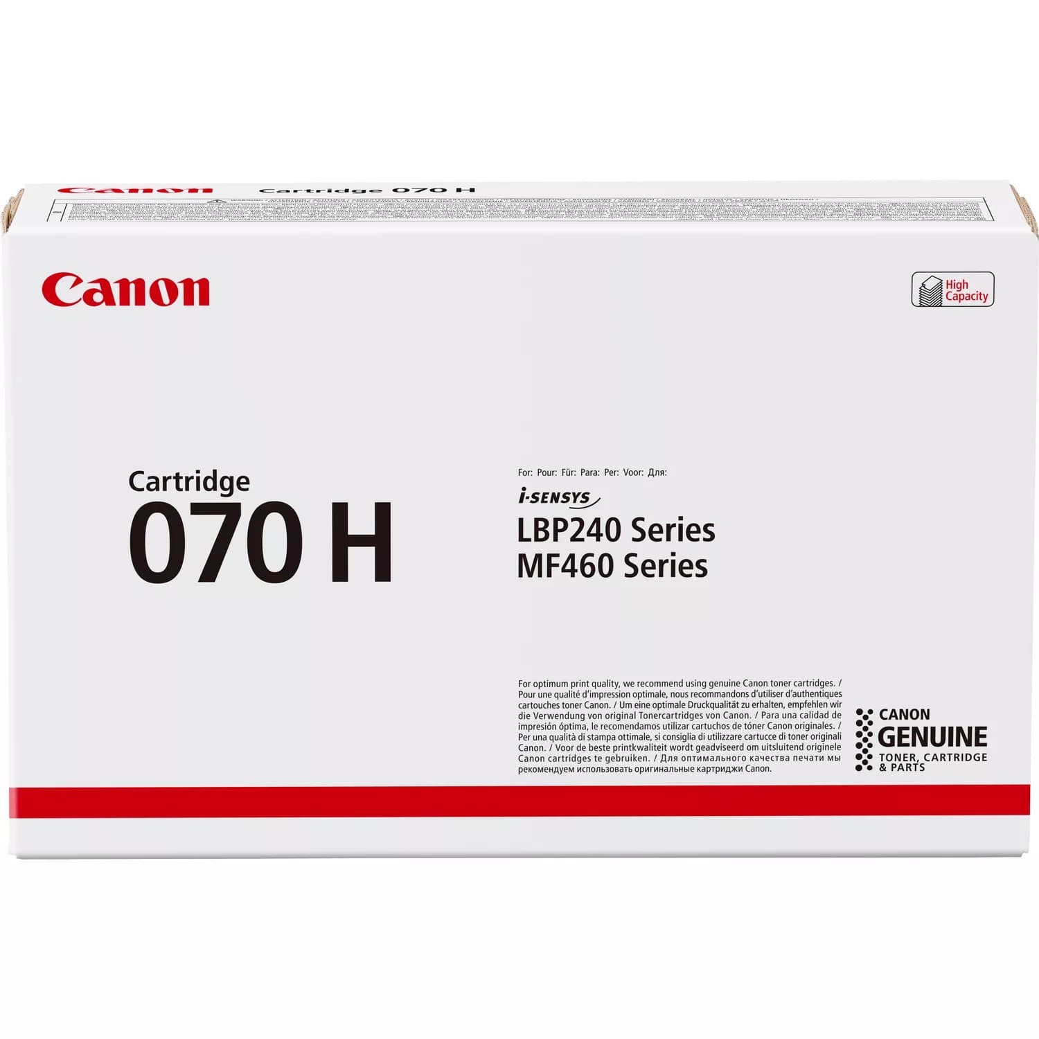 Canon 070H High Capacity toner cartridge 1 pc(s) Original Black