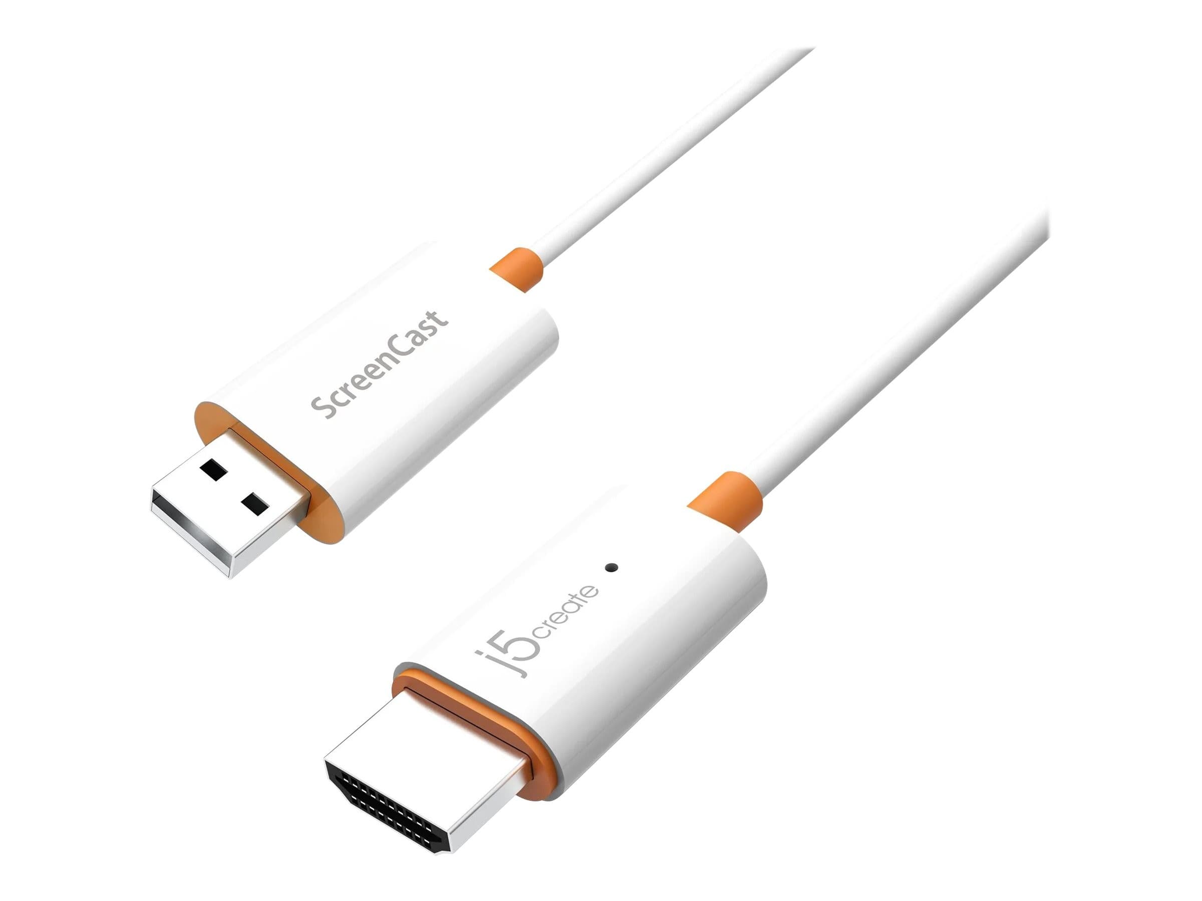 j5create JVAW56 Wireless Audio/Video Adapter White
