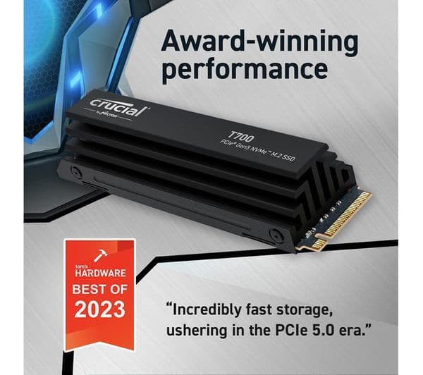 CRUCIAL T700 M.2 Internal SSD with Heatsink - 1 TB - Image 9