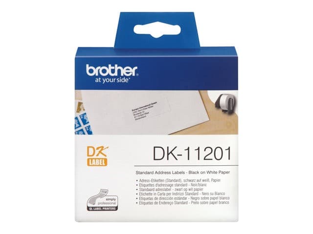 Brother DK-11201 - address labels - 400 label(s) - 29 x 90 mm - Image 4