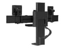 Ergotron TRACE mounting kit - Constant Force Technology - for 2 LCD displays - matte black thumbnail 2
