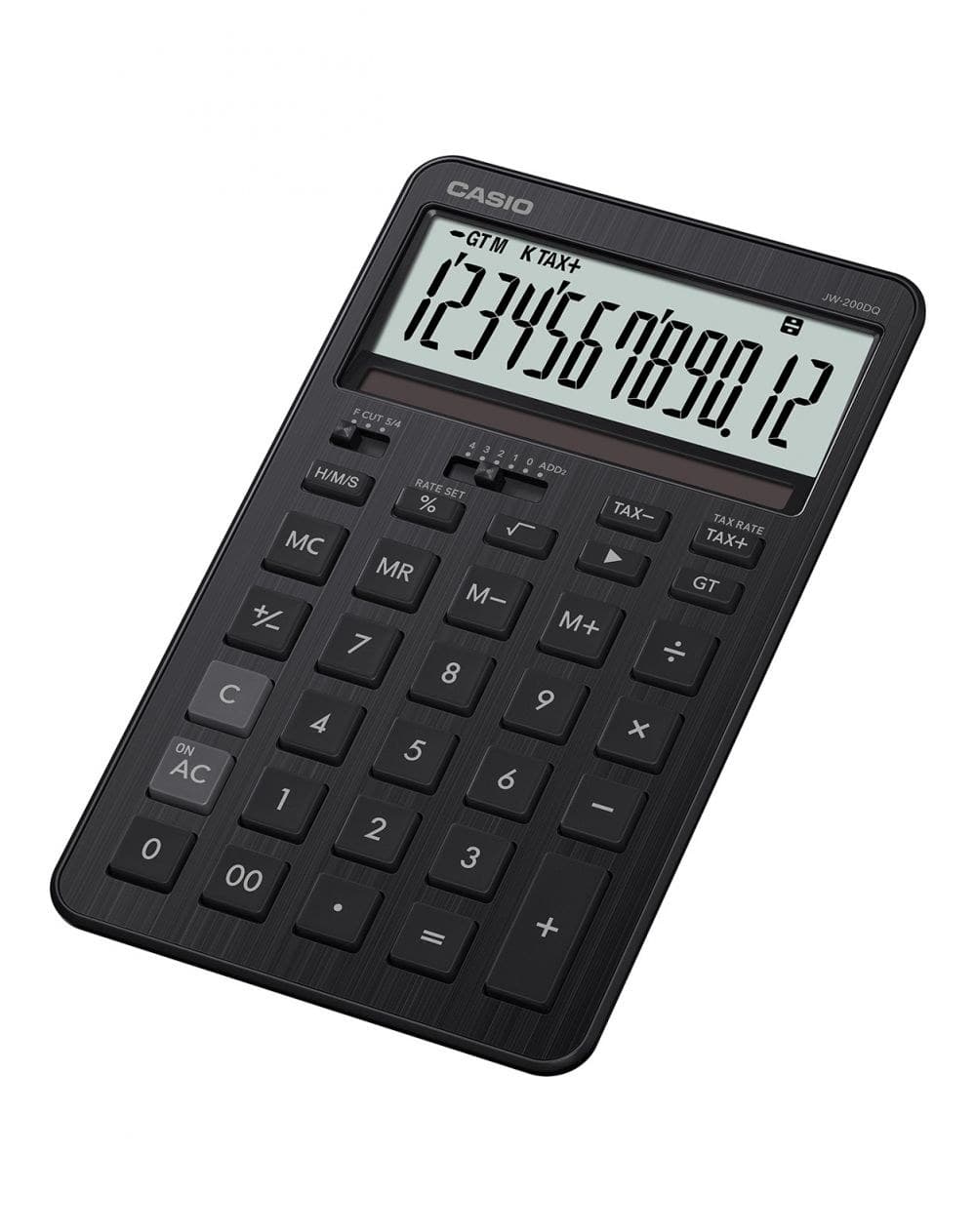 Casio JW-200DQ Medium Desk Calculator Black - Image 1