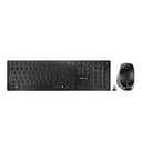Cherry DW 9500 Slim 3000 DPI Wireless Keyboard & Mouse Set - Black thumbnail 1