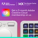 Logitech MX Creative Console Programmable Keypad - Pale Grey thumbnail 3