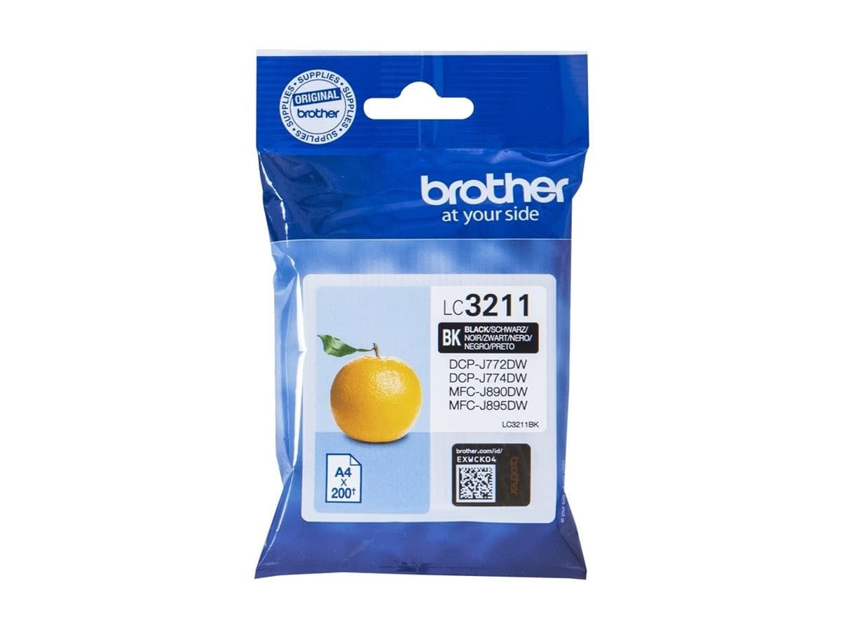 Brother LC3211BK - black - original - ink cartridge