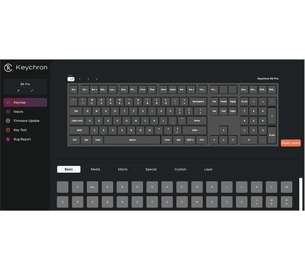 Keychron B6 Pro Wireless Gaming Keyboard Space Grey - Image 5