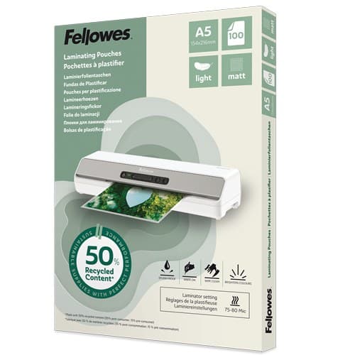 Fellowes 100143437 laminator pouch 100 pc(s) - Image 1