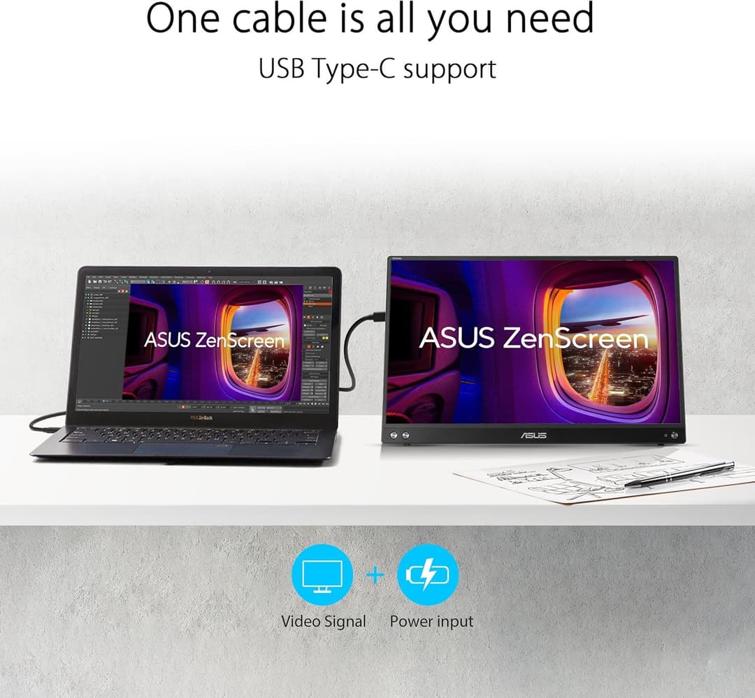 ASUS ZenScreen MB16AHV 16" Portable Monitor - Image 2