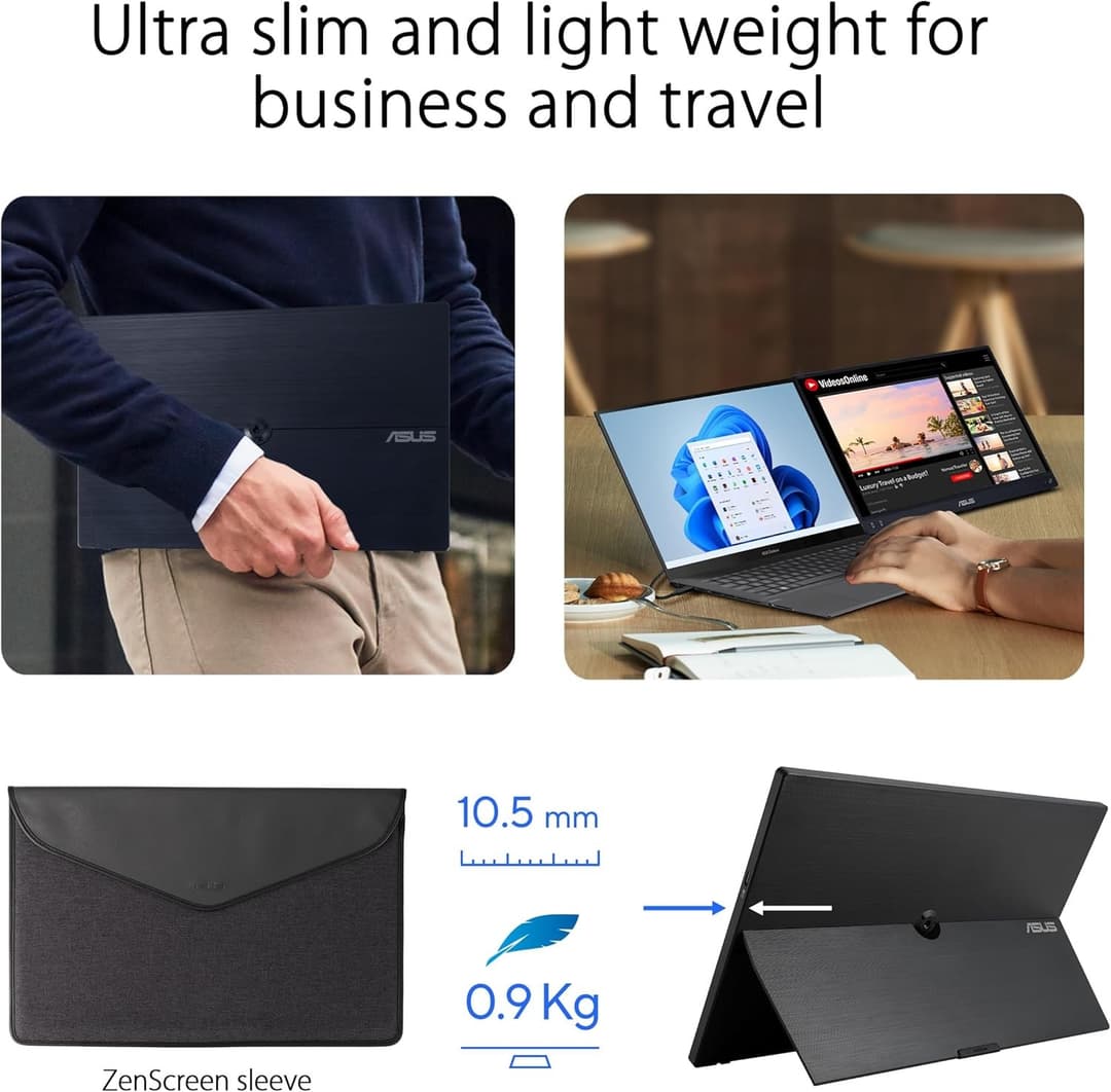 ASUS ZenScreen MB16AHV 16" Portable Monitor - Image 4