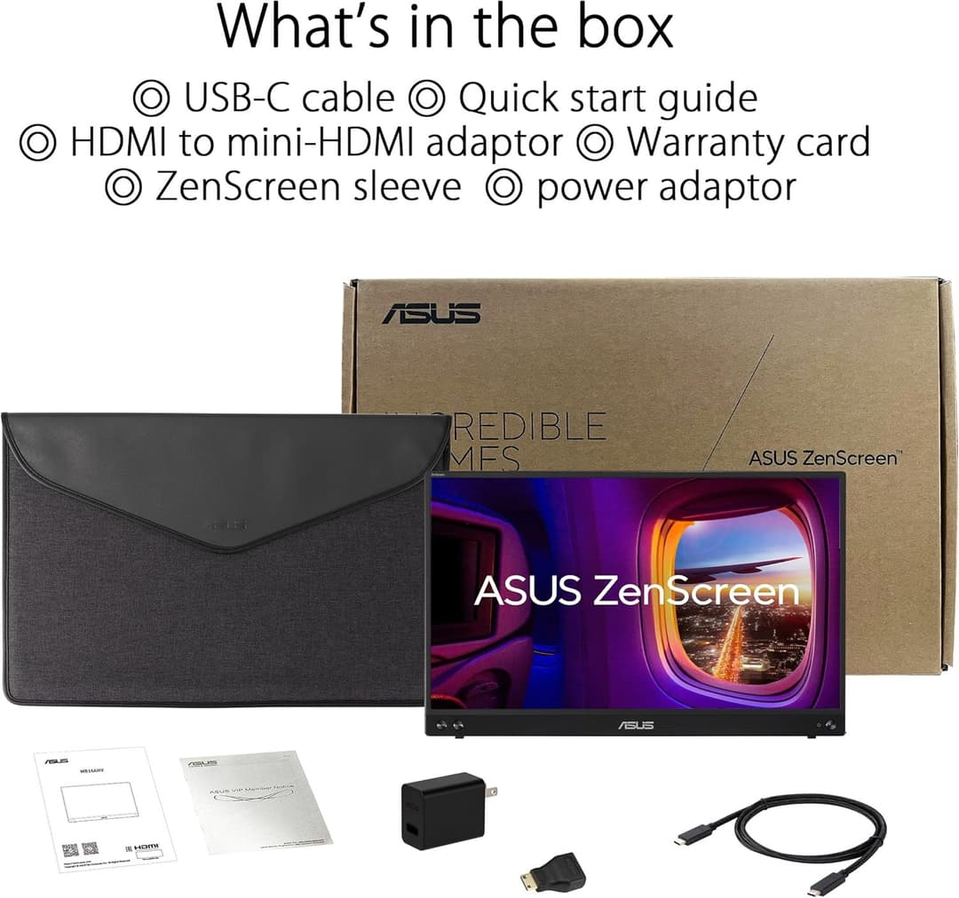 ASUS ZenScreen MB16AHV 16" Portable Monitor - Image 7