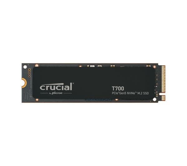 Crucial T700 PCIe Gen5 NVMe M.2 Internal SSD - 4 TB Without Heatsink
