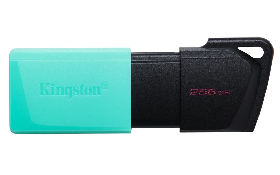 Kingston DataTraveler Exodia M 256GB USB 3.2 Gen 1 Flash Drive - Black/Turquoise - Image 1