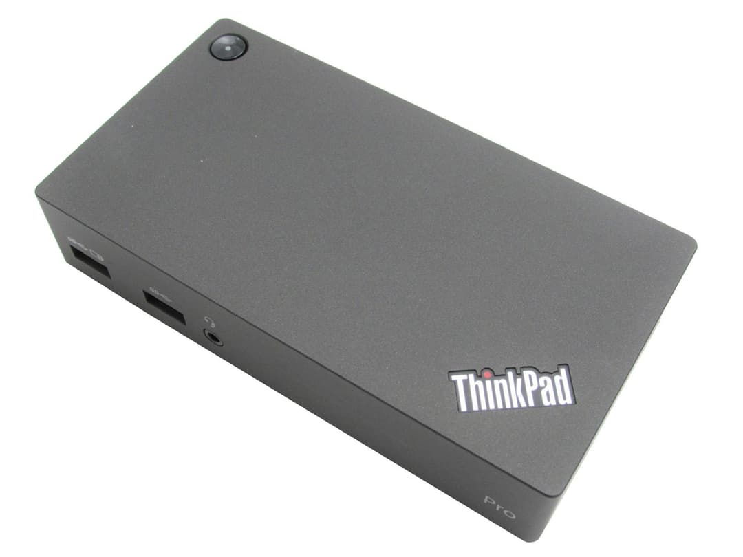 Lenovo ThinkPad USB 3.0 Pro Dock 40A70045UK - Black - Image 1