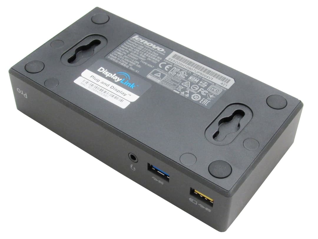 Lenovo ThinkPad USB 3.0 Pro Dock 40A70045UK - Black - Image 3