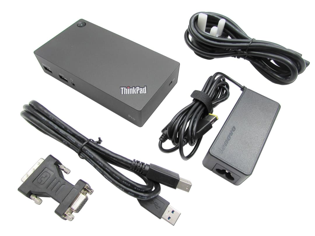Lenovo ThinkPad USB 3.0 Pro Dock 40A70045UK - Black - Image 4