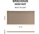 FELLOWES Breyta Desk Mat - Sand thumbnail 5