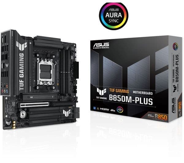 ASUS TUF GAMING B850M-PLUS AMD B850 Socket AM5 DDR5 Micro-ATX Motherboard - Image 3
