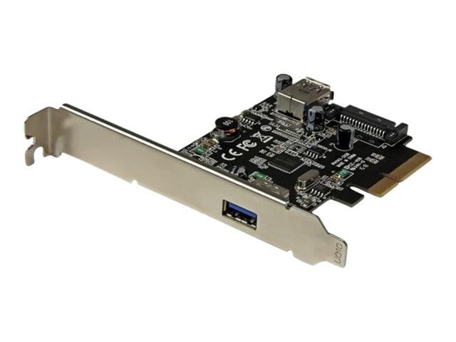StarTech.com 2 Port USB 3.1 (10Gbps) Card - USB-A 1x External 1x Internal - PCIe USB 3.1 Card with Type-A - PCI Express (PEXUSB311EI) - USB adapter - PCIe x4 - USB 3.1 x 2 - Image 3