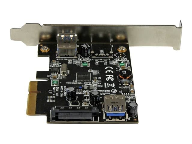 StarTech.com 2 Port USB 3.1 (10Gbps) Card - USB-A 1x External 1x Internal - PCIe USB 3.1 Card with Type-A - PCI Express (PEXUSB311EI) - USB adapter - PCIe x4 - USB 3.1 x 2 - Image 4