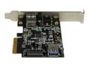StarTech.com 2 Port USB 3.1 (10Gbps) Card - USB-A 1x External 1x Internal - PCIe USB 3.1 Card with Type-A - PCI Express (PEXUSB311EI) - USB adapter - PCIe x4 - USB 3.1 x 2 thumbnail 4