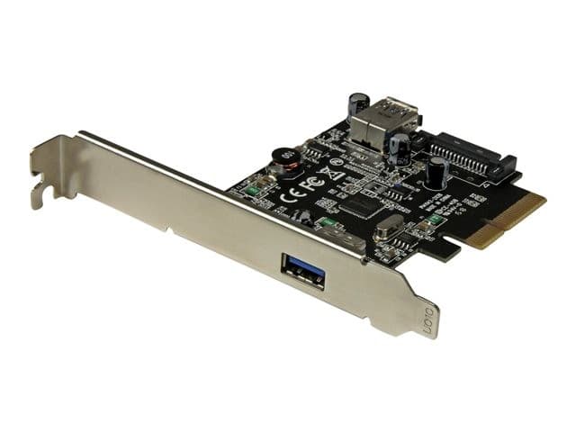 StarTech.com 2 Port USB 3.1 (10Gbps) Card - USB-A 1x External 1x Internal - PCIe USB 3.1 Card with Type-A - PCI Express (PEXUSB311EI) - USB adapter - PCIe x4 - USB 3.1 x 2 - Image 6