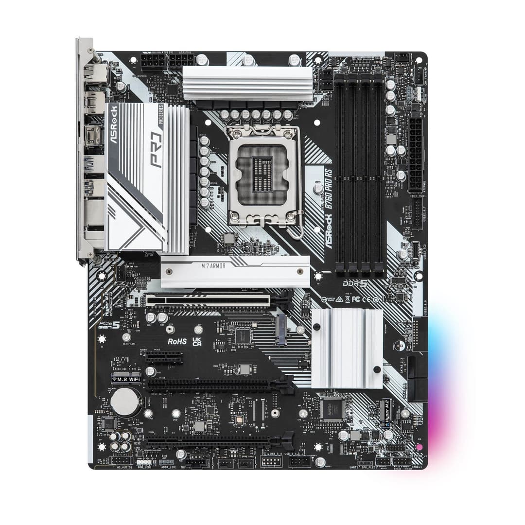 Asrock B760 PRO RS Intel B760 DDR5 ATX Socket LGA-1700 Motherboard - Image 2