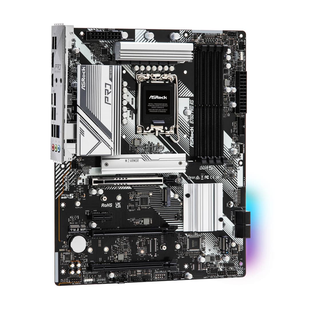 Asrock B760 PRO RS Intel B760 DDR5 ATX Socket LGA-1700 Motherboard - Image 3