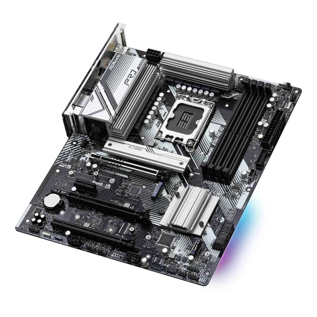 Asrock B760 PRO RS Intel B760 DDR5 ATX Socket LGA-1700 Motherboard - Image 4