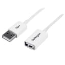 StarTech.com 1m White USB 2.0 Extension Cable A to A - M/F thumbnail 1