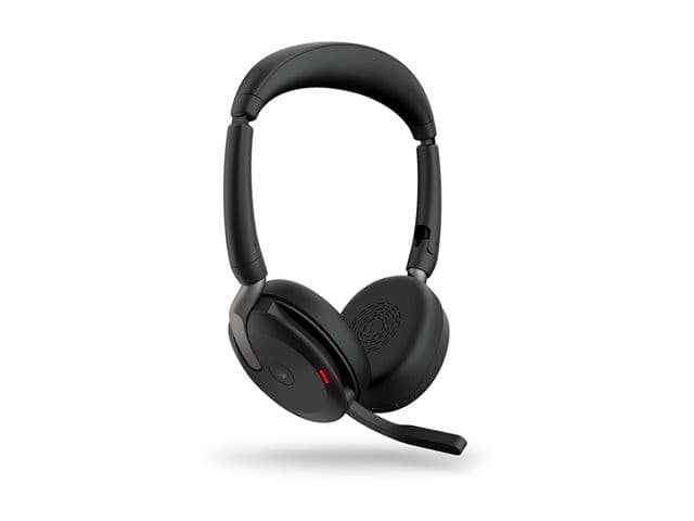 Jabra Evolve2 65 Flex MS Stereo Wireless Headset - Black - USB-C - Image 3