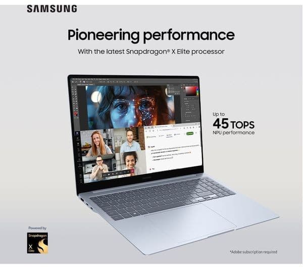 Samsung Galaxy Book4 Edge Snapdragon X Elite 512GB Sapphire Blue - Image 2