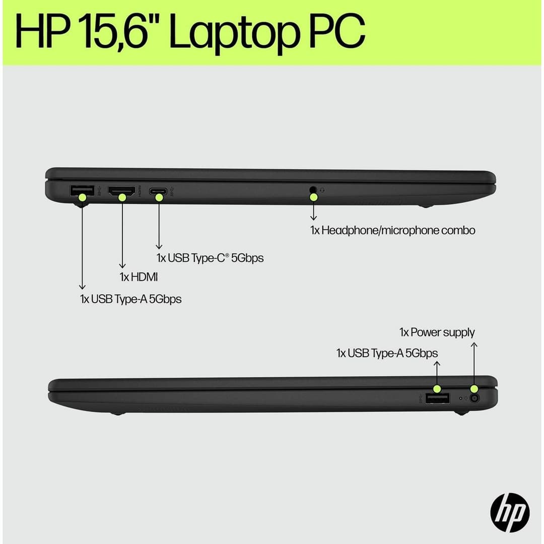 HP 15-fd0062na 15in Intel Core i5 8GB 512GB Laptop - Black - Image 11