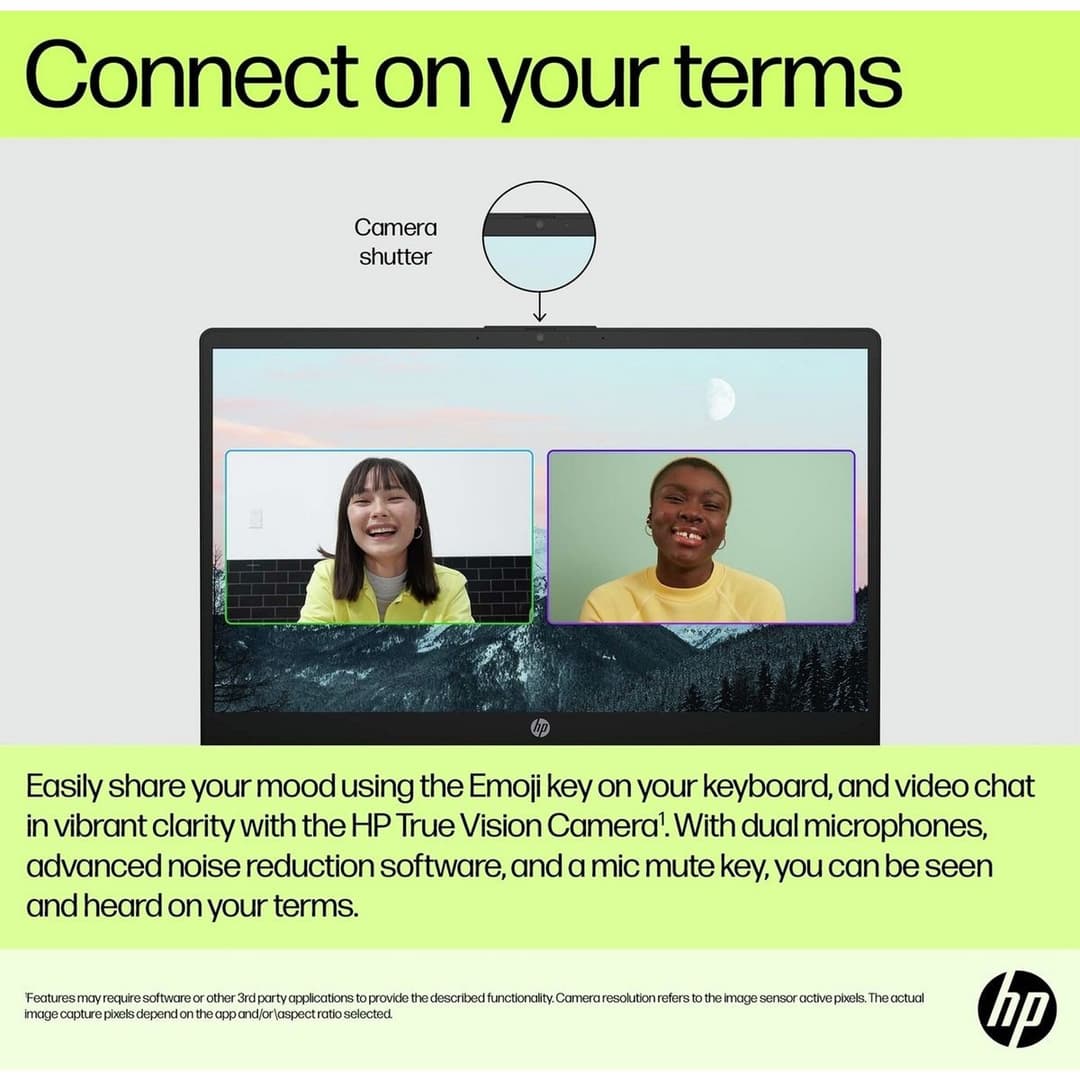 HP 15-fd0062na 15in Intel Core i5 8GB 512GB Laptop - Black - Image 3