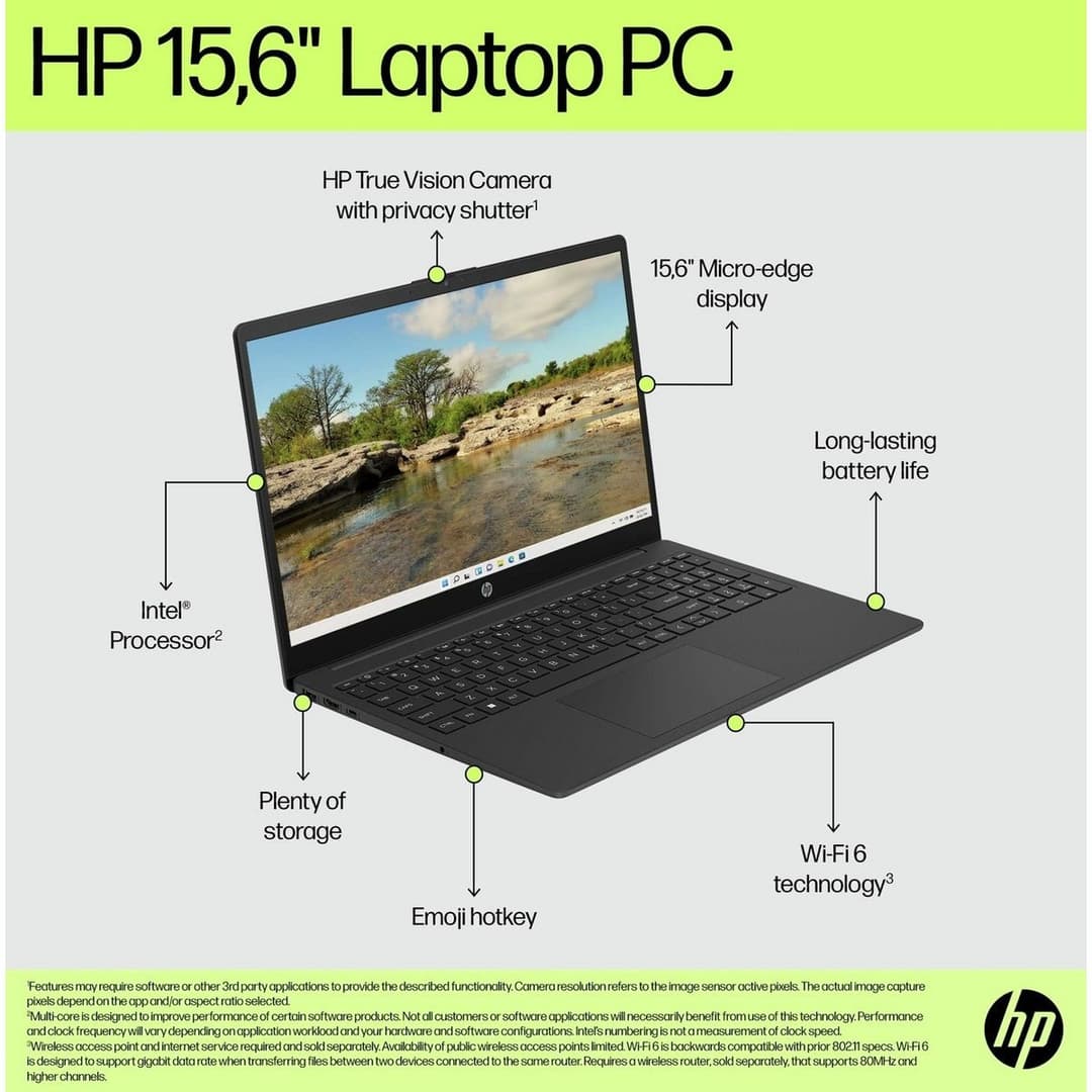 HP 15-fd0062na 15in Intel Core i5 8GB 512GB Laptop - Black - Image 7