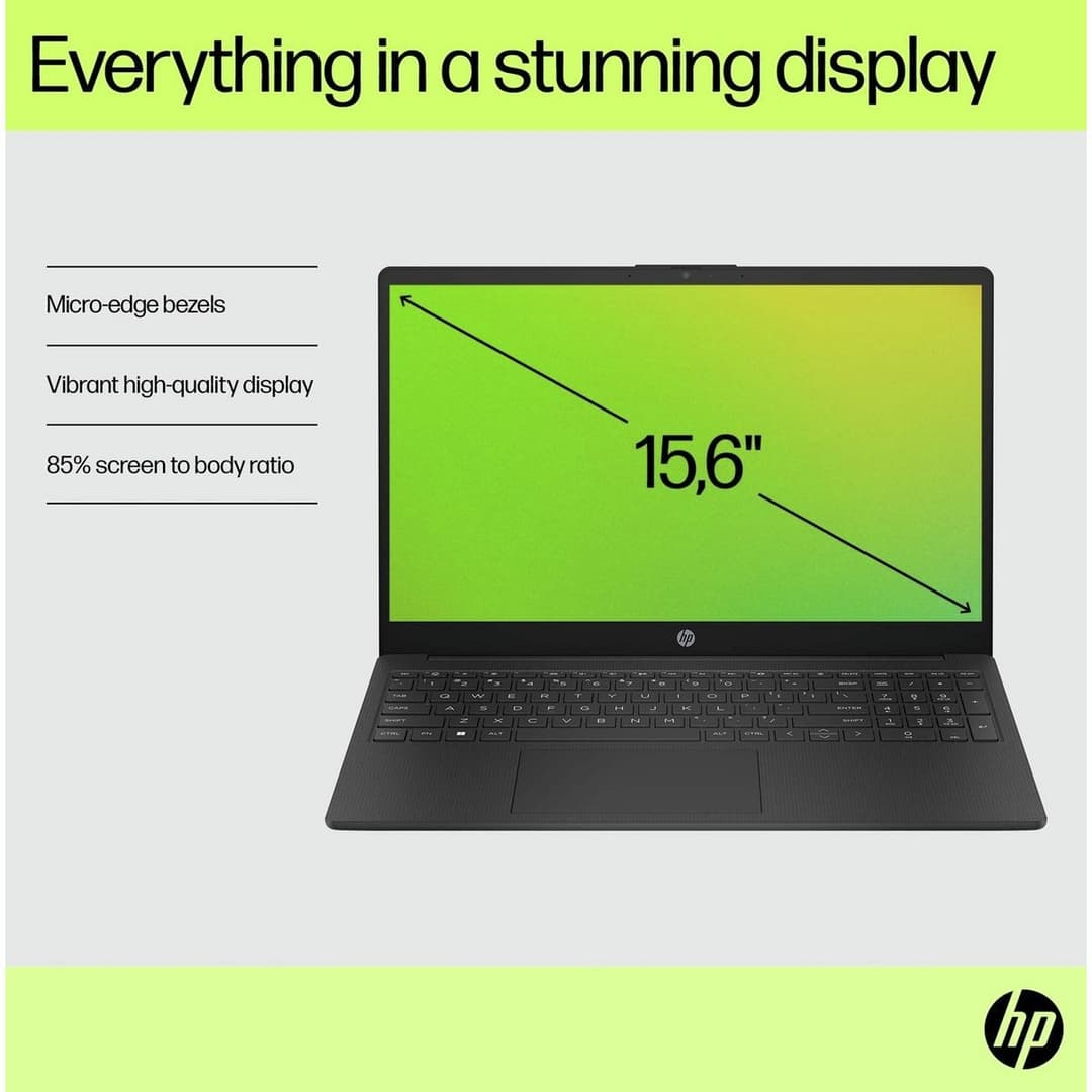 HP 15-fd0062na 15in Intel Core i5 8GB 512GB Laptop - Black - Image 9